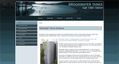 Desktop Screenshot of brookwatertanks.com.au